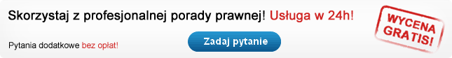 Zadaj pytanie prawnikowi